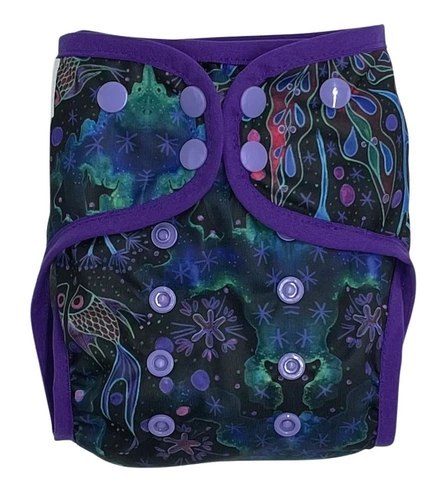 Polski Otulacz z lamówką NEON SPLASH OS 7-16kg