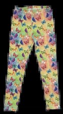 Długie Legginsy Dziecięce - Motyle 128-134 cm