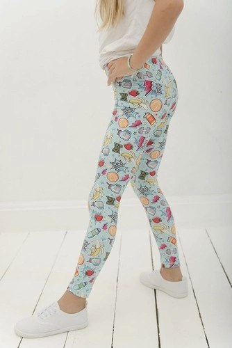Długie Legginsy Dziecięce - You Go Girl 86-92 cm