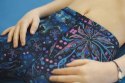 Długie Legginsy Dziecięce - Neon Splash 98-104 cm