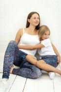 Długie Legginsy Dziecięce - Neon Splash 98-104 cm