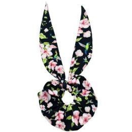 Scrunchie, frotka, gumka do włosów KOLIBRY Bez uszu