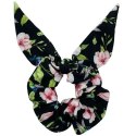 Scrunchie, frotka, gumka do włosów KOLIBRY Krótkie uszy