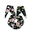 Scrunchie, frotka, gumka do włosów KOLIBRY Krótkie uszy