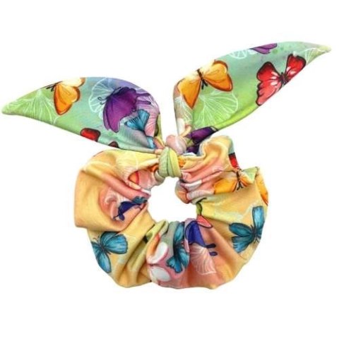 Scrunchie, frotka, gumka do włosów MOTYLE Długie uszy