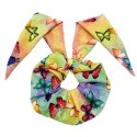 Scrunchie, frotka, gumka do włosów MOTYLE Krótkie uszy