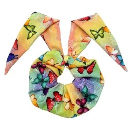 Scrunchie, frotka, gumka do włosów MOTYLE Krótkie uszy