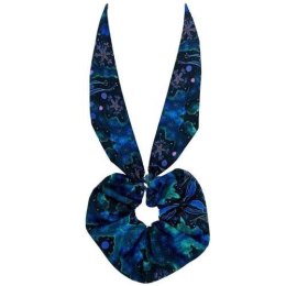 Scrunchie, frotka, gumka do włosów NEON SPLASH Bez uszu