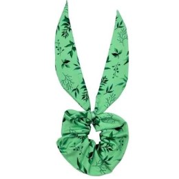 Scrunchie, frotka, gumka do włosów ZIELONO MI Bez uszu