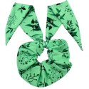 Scrunchie, frotka, gumka do włosów ZIELONO MI Krótkie uszy