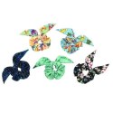 Scrunchie, frotka, gumka do włosów ZIELONO MI Krótkie uszy