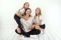 Długie Legginsy z Wysokim Stanem - Czarne XL dla wysokich