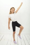 Krótkie Legginsy Dziecięce - Czarne 110-116 cm