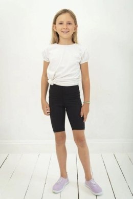Krótkie Legginsy Dziecięce - Czarne 128-134 cm