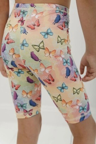 Krótkie Legginsy Dziecięce - Motyle 116-122 cm