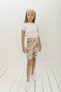 Krótkie Legginsy Dziecięce - Motyle 134-140 cm