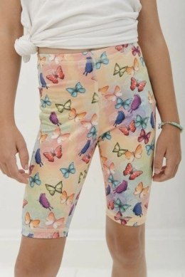 Krótkie Legginsy Dziecięce - Motyle 140-146 cm