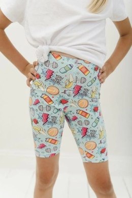 Krótkie Legginsy Dziecięce - You Go Girl 128-134 cm