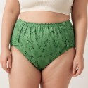 Majtki Poporodowe z wymiennym Wkładem - ZIELONO MI XL/2XL