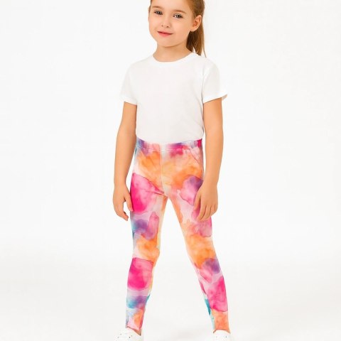 Długie Legginsy Dziecięce - Aquarelle 116-122 cm