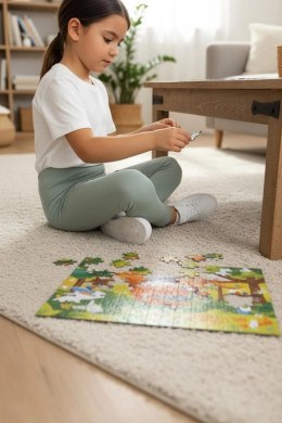 Długie Legginsy Dziecięce - Sage Mint 104-110 cm