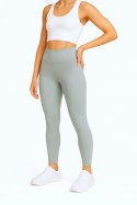 Długie Legginsy z Wysokim Stanem - Sage Mint L