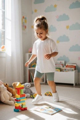 Krótkie Legginsy Dziecięce - Sage Mint 134-140 cm