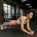 Krótkie Legginsy z Wysokim Stanem - Aquarelle XS