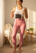 Krótkie Legginsy z Wysokim Stanem - Rose Bloom L