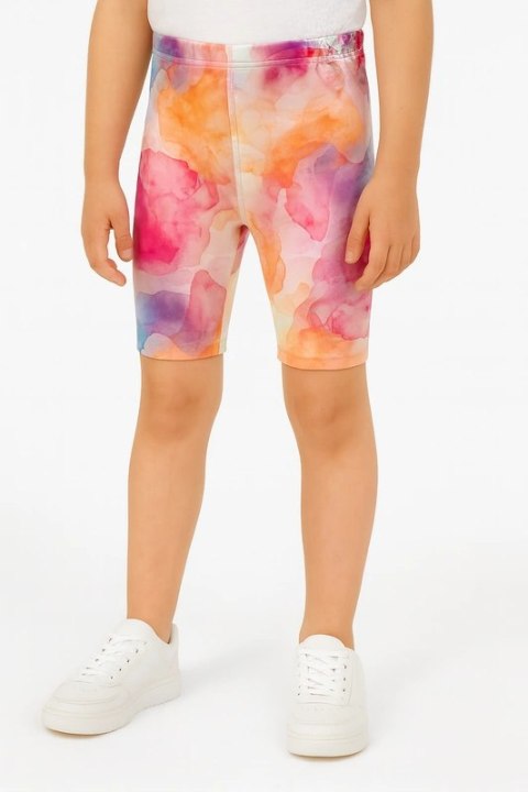 Krótkie Legginsy Dziecięce - Aquarelle 122-128 cm
