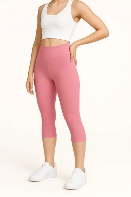 Legginsy 3/4 z Wysokim Stanem - Rose Bloom XL