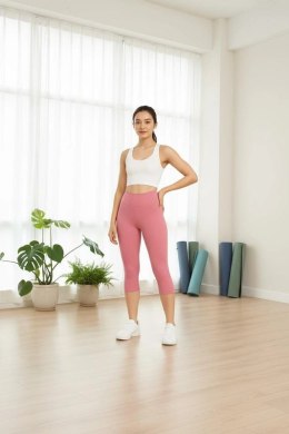 Legginsy 3/4 z Wysokim Stanem - Rose Bloom XL