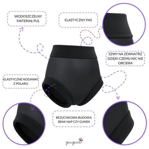 Spodenki na pieluchę wodoodporne RAFA S/M/L