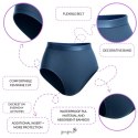 Wielorazowe majtki chłonne damskie BIAŁE S - 100ml