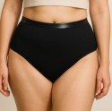Wielorazowe majtki chłonne damskie CZARNE 2XL - 100ml