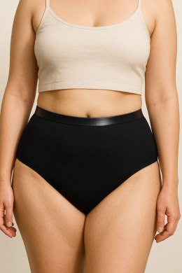 Wielorazowe majtki chłonne damskie CZARNE 3XL - 250ml