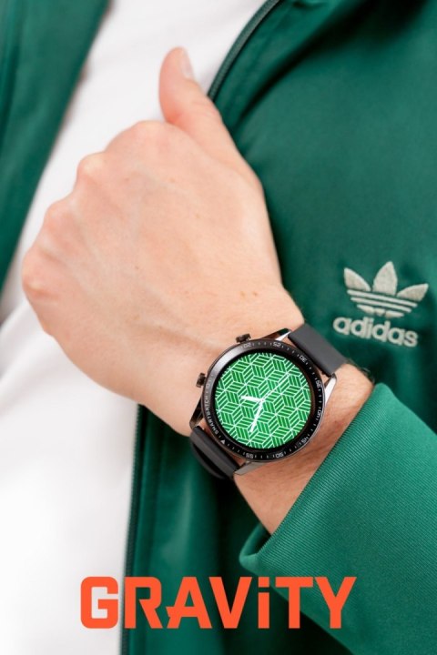 Smartwatch Gravity Czarny 2 Paski GT10-3