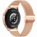 Smartwatch Gravity Różowe Złoto Pasek + Bransoleta GT11-7
