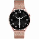 Smartwatch Gravity Różowe Złoto Pasek + Bransoleta GT11-7