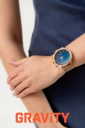 Smartwatch Gravity Różowe Złoto Pasek i Bransoleta GT5-8