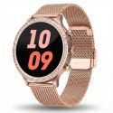 Smartwatch Gravity Różowe Złoto Pasek i Bransoleta GT5-8