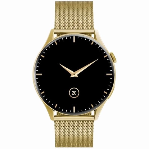 Smartwatch Gravity Złoty Pasek + Bransoleta GT11-1