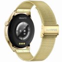 Smartwatch Gravity Złoty Pasek + Bransoleta GT11-2