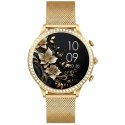 Smartwatch Gravity Złoty Pasek i Bransoleta GT5-4