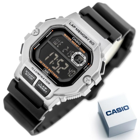ZEGAREK MĘSKI CASIO Sports WS-1400H-1B + BOX