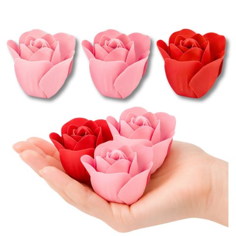 Flower Box Wieczne Pachnące Róże Kwiaty w Pudełku Różowe Czerwone 18 szt.