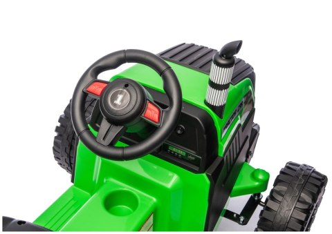 Traktor Na Akumulator CH9959B Z Przyczepą Jasno Zielony 24V