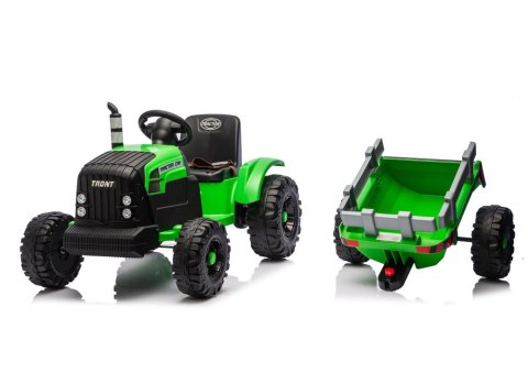 Traktor Na Akumulator CH9959B Z Przyczepą Jasno Zielony 24V