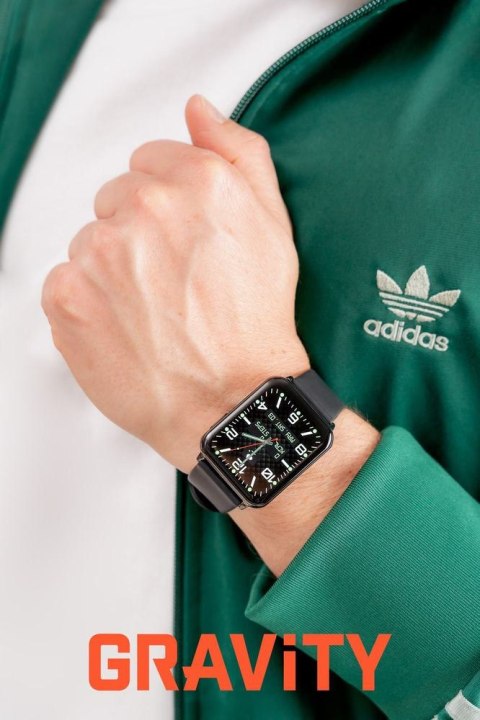 SMARTWATCH UNISEX GRAVITY GT17-7 - AMOLED, DODATKOWY PASEK (sg038g)