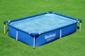 Bestway 56401 Basem stelażowy Steel Pro prostokątny 2.21m x 1.5m x 43cm